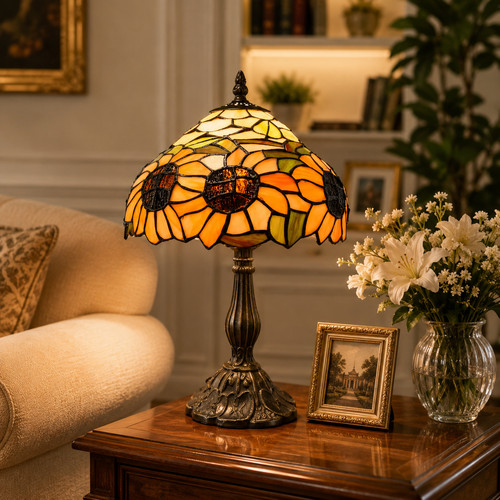Handmade floral tiffany style - floral,