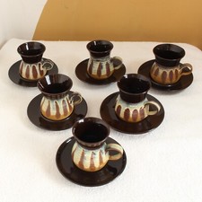 Alvingham Pottery 6 Small Mugs