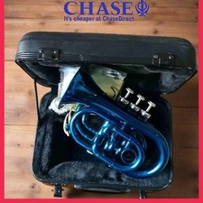Chase Trumpet Bb Pocket Trumpet In Blue - Complete Outfit