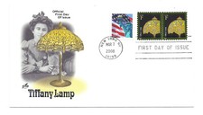 3749A 1c Tiffany Lamp PSA