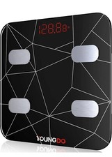 YOUNGDO Scales for Body Weight 30 30cm -BMI Body Composition Analyzer Monitor Ba