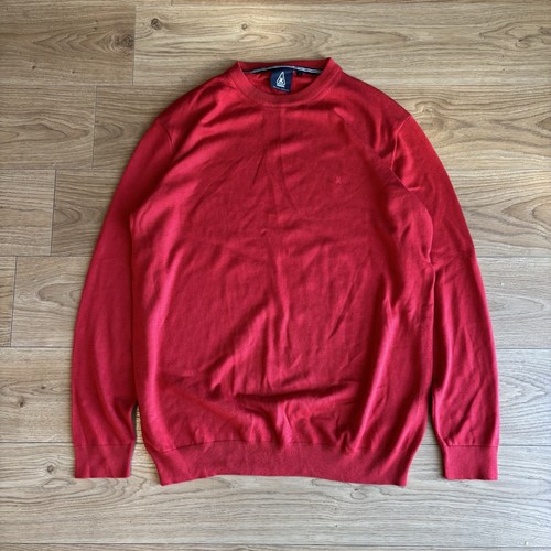 Gaastra red jumper cotton - m,