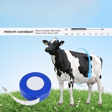 Cattle Pig Body Weight Tape Livestock Weight Measure Tape 2.5 M Animal PP Easy