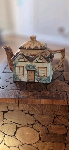 Ceramic cottage house tea - ceramic, pot