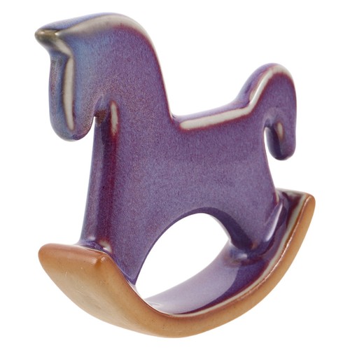 Ceramic rocking horse - ceramic,
