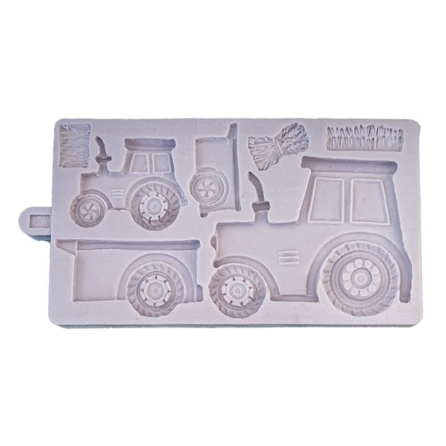 Meadow tractor silicone - tractor, mould
