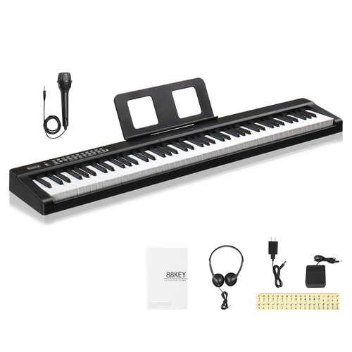 Keys semi weighted - 88, semi-weighted