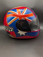 Red Agv Troy Corser Ducati Wsbk Superbikes Power Horse 90s Replica Helmet 