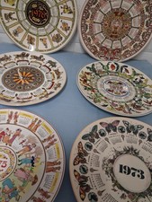 6 x  Wedgwood Annual Calendar