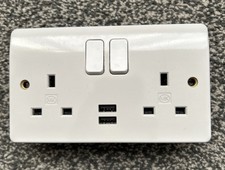 MK K2743 Twin Double 2 Gang