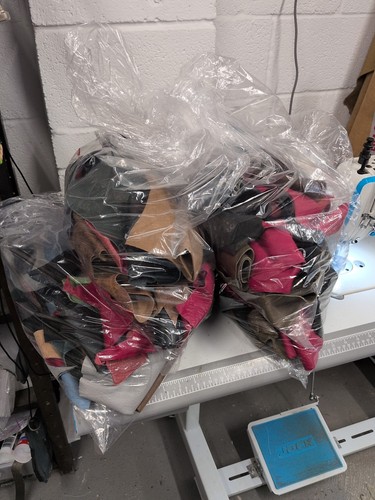 1kg scrap leather off cuts - scrap,