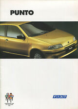 CAR BROCHURE - FIAT PUNTO - JANUARY 1995 (INCLUDES GT/CABRIO)