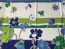 Vtg 1970s Flowerfall Fabric