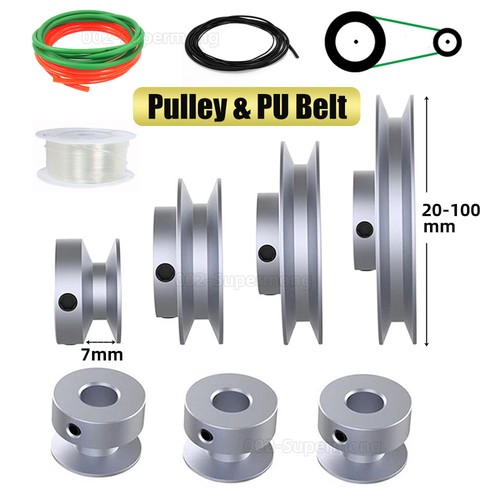 Aluminium groove pulley pu - v-groove,