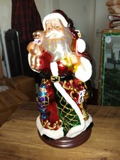 Thomas Pacconi Father Christmas Santa Glass Ornament