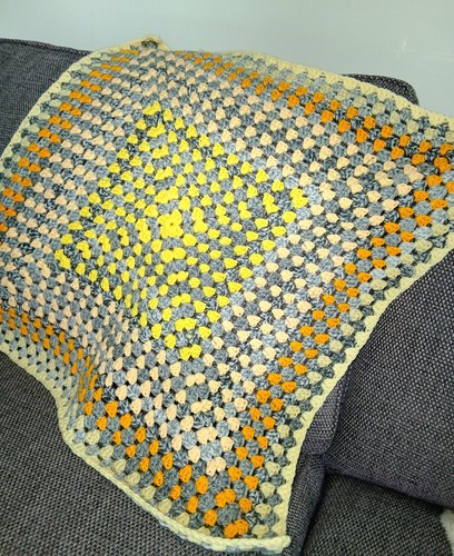 Handmade crochet baby blanket - handmade,
