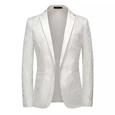 Men Fit Tuxedo Dress Jacket