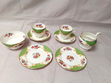 Paragon Rockingham Bone China Tea for two Set ~ Lovely condition ~ So pretty!