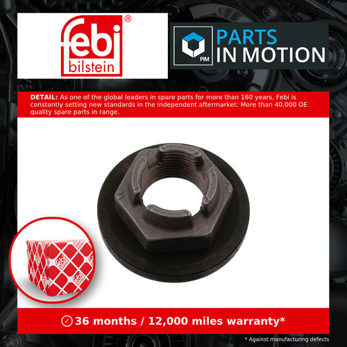 Hub nut fits - ford, puma