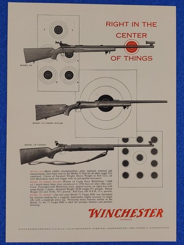1958 vintage winchester - winchester, models