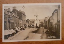 Old Street Scene Postcard -