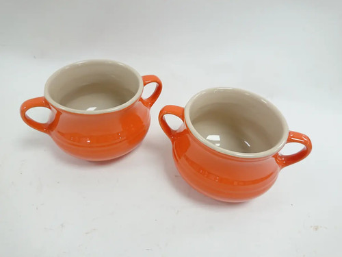 Creuset orange stoneware - creuset,