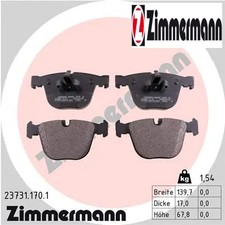 REAR BRAKE PADS SET LEFT &