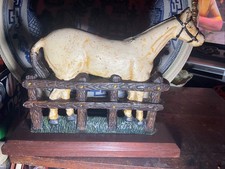 Vintage Cast Iron Horse And