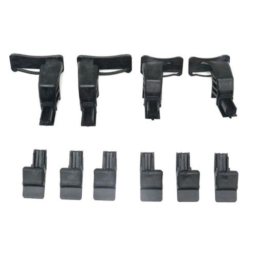 Black plastic roof slider - plastic,