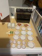 Vintage Sindy Hostess Trolley With Plates Cutlery Food & More