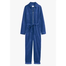 HUSH BLUE Cord Boiler Suit, Long Sleeve with Belt, Zip Front, Size 14