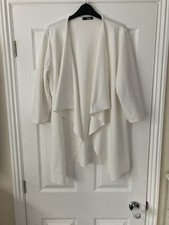 Quiz white waterfall jacket - quiz,