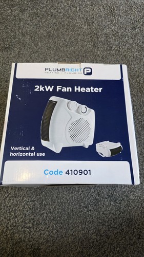 Plumbright 2kw fan - heater,