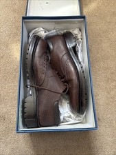Vintage Grenson Brown Leather Brogues with Commando Soles Size Uk 9