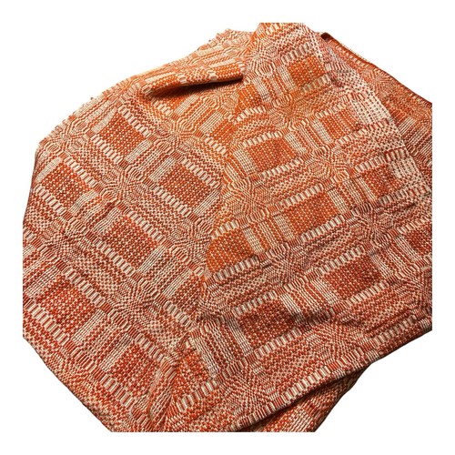 Vintage 70s textured orange