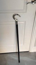 Unusual Vintage Metal Horseshoe Top/Handle Western Rustic walking stick