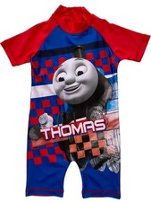 Boys Thomas tank One Piece Swimsuit Swimming Costume Surf Suit all in one.2-3yrs