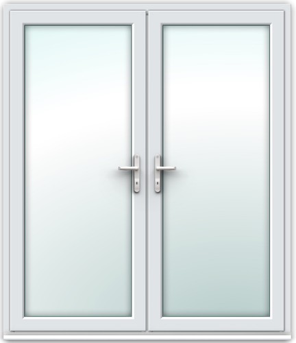 Upvc french doors - french, to