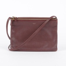 Celine Medium Burgundy Leather