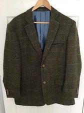 Samuel Windsor Mens Wool Blazer Sports Jacket Green Hunting Country - 42" S