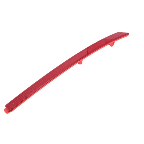 Rear red bumper - red, reflector