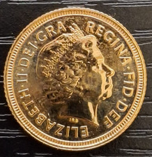 2001 QEII  Gold Half Sovereign
