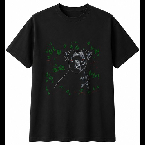 Botanical patterdale terrier - patterdale,