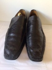 H by Hudson Black Leather Men