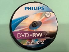 Philips DVD-RW Recordable Discs x 8 (Part pack) New ?️