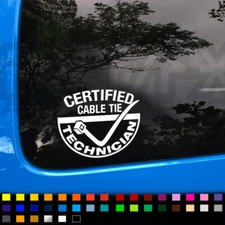 Cable Tie Technician Funny Car