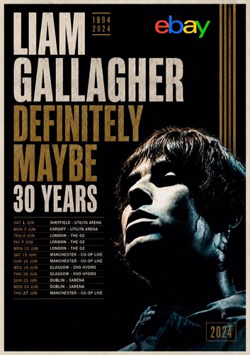 Liam gallagher tour - liam, 2024
