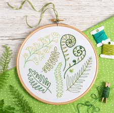 Forest Ferns Embroidery Kit 