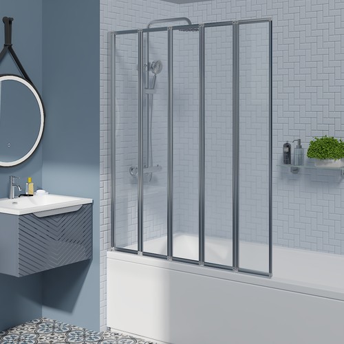 Folding bath shower screen - folding,