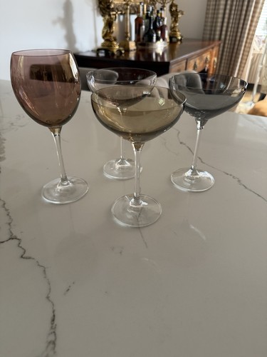 Set coloured champagne - set,